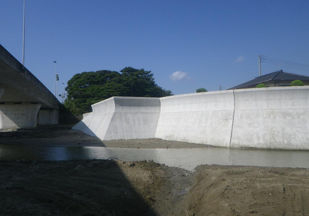 滑川海岸海岸保全施設改修 港湾 河川 土木工事 施工実績 株式会社秋山工務店 茨城県日立市 総合建設業